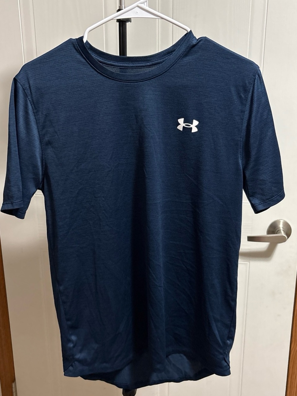 Under Armour Navy Short Sleeve Performance Tee with Logo